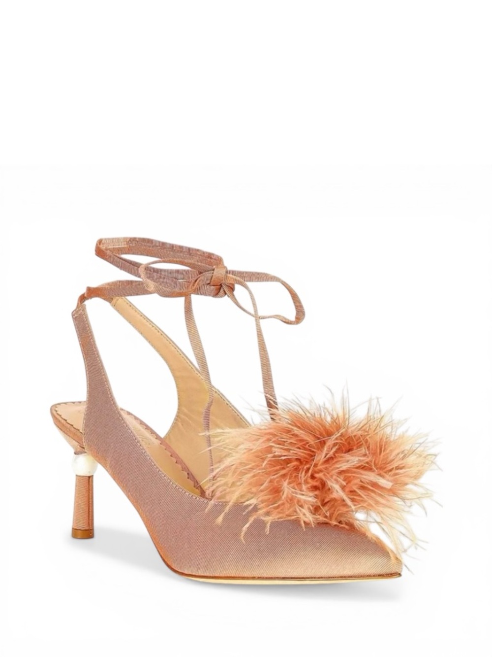 🆕 Nicola Bathie Antonio Melani Claire Pom Feather Pumps Heels